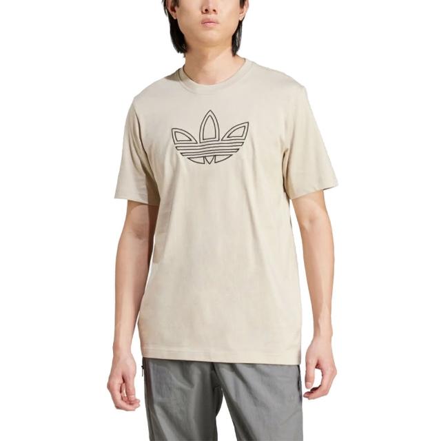 【adidas 愛迪達】OUTLINE TEE 圓領短袖上衣 男 - IW5824