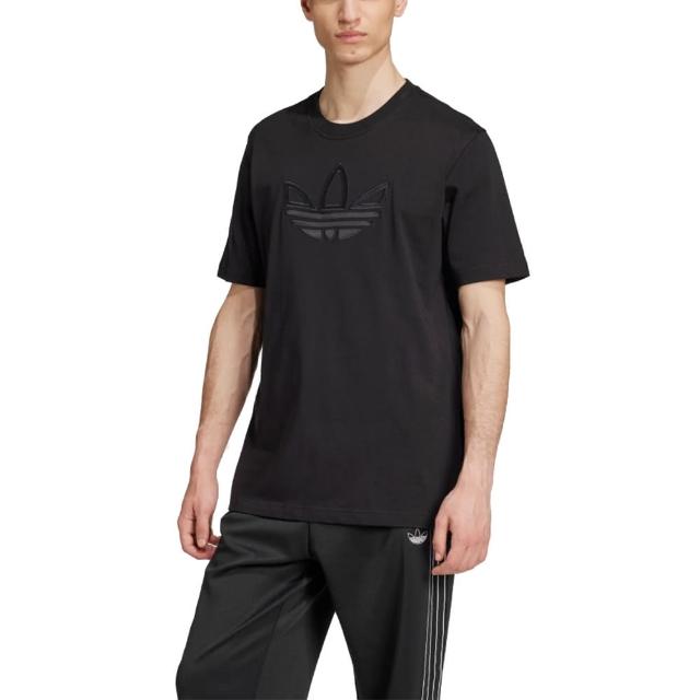 【adidas 愛迪達】OUTLINE TEE 圓領短袖上衣 男 - IY4882