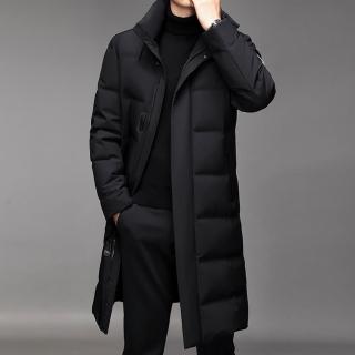 【米蘭精品】現貨+預購 真羽絨90%鴨絨羽絨外套羽絨衣夾克(保暖細膩透氣時尚禦寒男外套5色74ib49)
