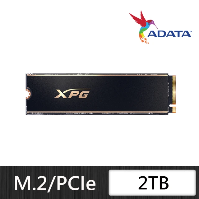 ADATA 威剛 GAMMIX S70 PRO PCIe Gen4x4 M.2 2280 2TB 固態硬碟(讀7400MB/寫6800MB*附散熱片)