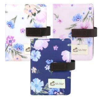 【uma hana】母親節禮物 花穗共20頁卡片收納防水2入組名片本(名片夾/20頁卡片夾/隨身卡夾/防水包)