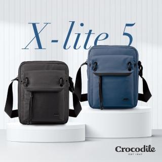 【Crocodile】直式側揹包 斜揹包推薦 中性小包 X-Lite 5.0系列-0104-11103-鱷魚皮件(送禮推薦)