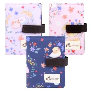 【uma hana】母親節禮物 小鸚的祝福共20頁卡片收納防水2入組名片本(名片夾/20頁卡片夾/隨身卡夾/防水包)