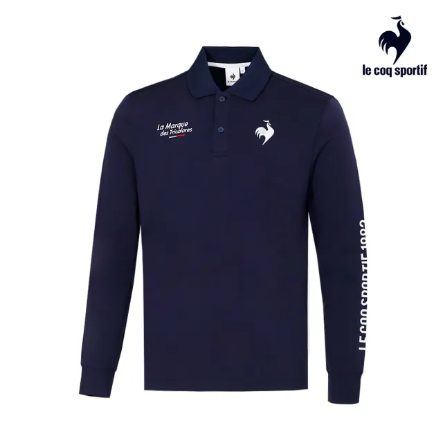 【LE COQ SPORTIF 公雞】雙11 休閒基礎長袖POLO衫 男款-3色-LWU21942