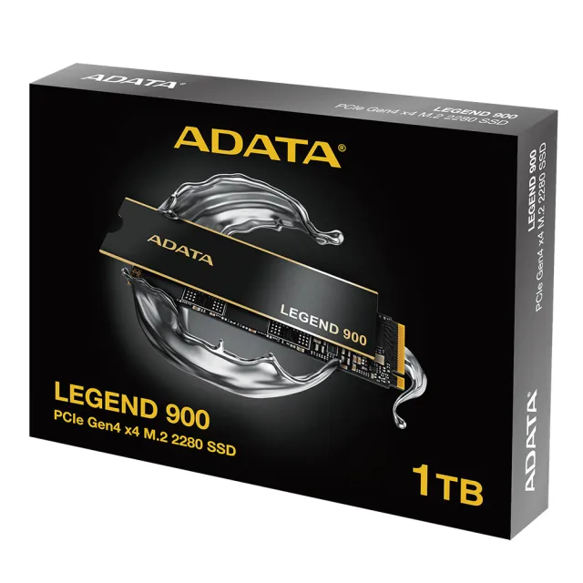 【ADATA 威剛】LEGEND 900 PCIe Gen4x4 M.2 2280 2TB SSD固態硬碟 (讀7000MB/寫5400MB*附散熱片)