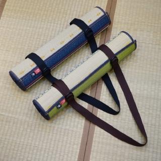 【IKEHIKO】藺草瑜珈墊專用揹帶 90cm(瑜珈墊 瑜珈課程 瑜珈老師 攜帶用揹帶 臺灣設計製造 運動用品)
