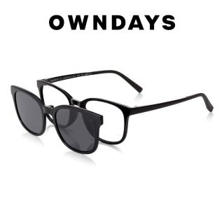 【OWNDAYS】SNAP系列磁吸式兩用光學偏光墨片鏡框(SNP2012N-2S C1)