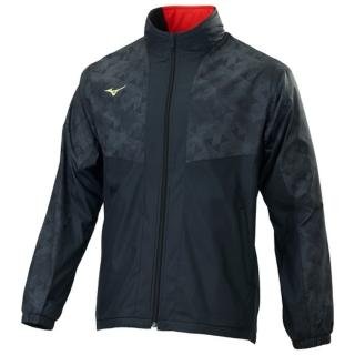 【MIZUNO 美津濃】外套 男款 運動外套 風衣外套 黑紅 32TEB55209