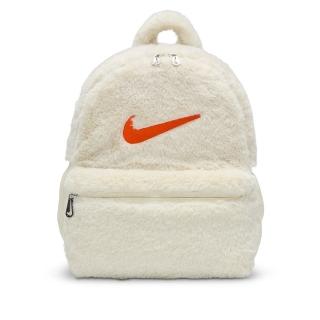 【NIKE 耐吉】後揹包 小包 童包 運動包 毛毛包 Y NK FX FUR BACKPACK 米白 FZ1330-113