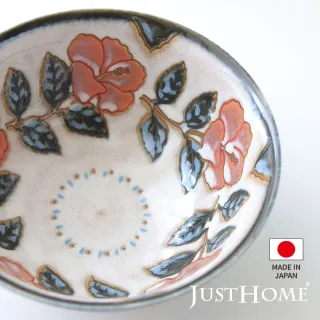 【Just Home】日本製玫瑰窯變陶瓷6吋多用碗(日本製 碗 湯碗 麵碗 碗盤)