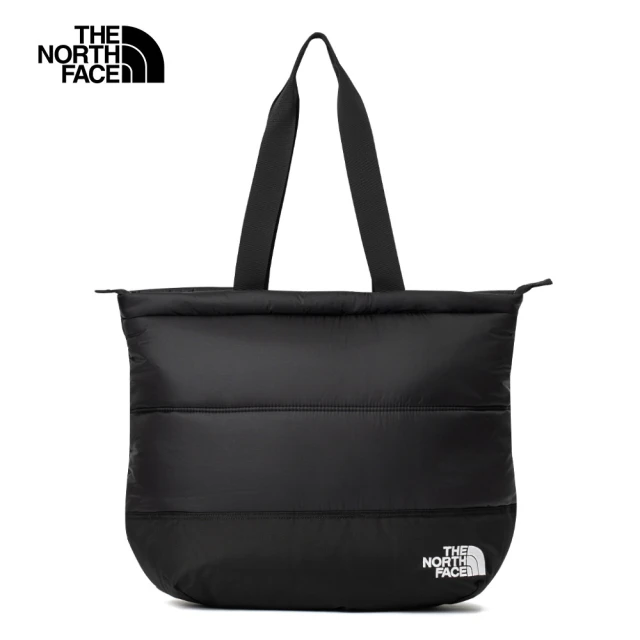 The North Face TNF 北臉 北面 休閒 品牌LOGO大容量休閒單肩包 NUPTSE TOTE 男 女 黑(NF0A81BU4H0)