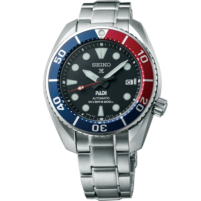 SEIKO 精工 Prospex PADI 可樂水鬼相撲潛水機械錶-SPB181J1(6R35-00R0R)