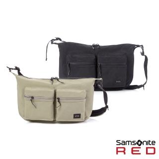 【Samsonite RED】MARSTON 2 輕量尼龍可擴充多功能新月包/肩揹包/側揹包/斜揹包/單肩包(多色可選)