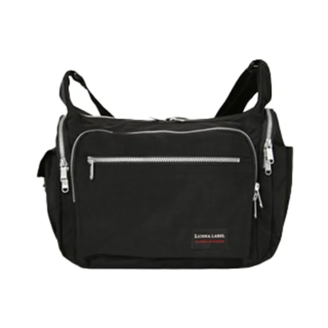 【SNOW.bagshop】雙11 肩背包 大容量 二主袋+外袋共六層 防水尼龍 台灣製造精品