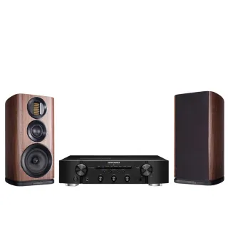 【Wharfedale】兩聲道音響組合(EVO 4.2喇叭+Marantz PM6007)