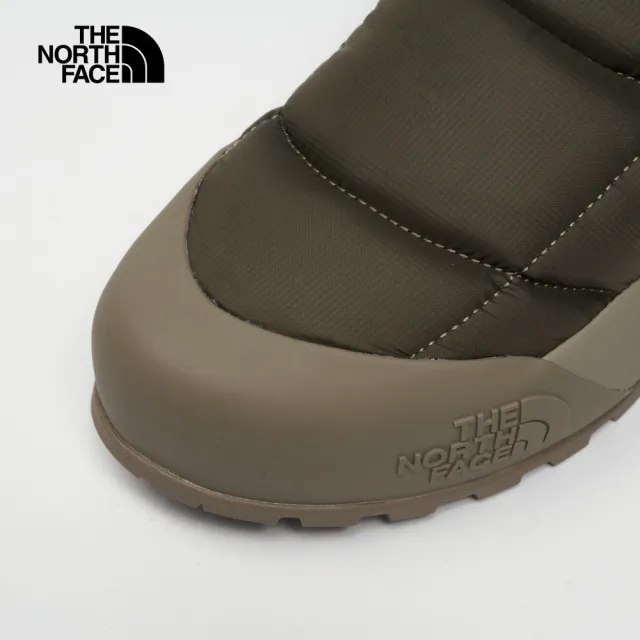 【The North Face】北面男女款棕色DWR防潑水營地鞋｜8ABX8OR(麵包鞋)