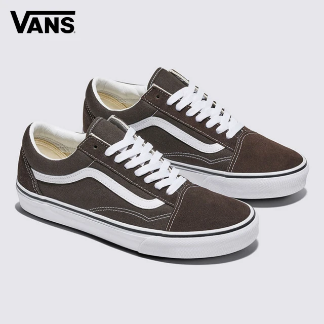 VANS Color Theory Old Skool 男女款咖啡色滑板鞋