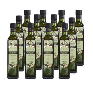 【AUGANIC 澳根尼】特級冷壓初榨橄欖油500mlx12瓶(澳洲原裝進口100%純橄欖油)