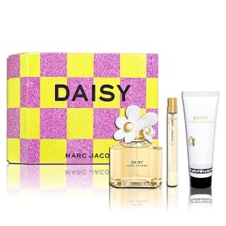 【MARC JACOBS 馬克賈伯】繽紛假期小雛菊尊榮禮盒-小雛菊淡香水100ml+身體乳75ml+隨行香氛10ml(專櫃公司貨)