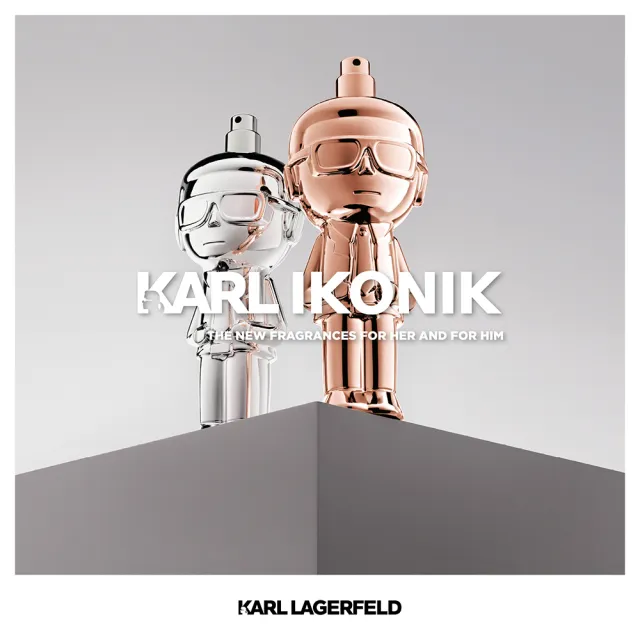 【KARL LAGERFELD 卡爾】時尚大帝•流光金淡香精60ml(贈同款小香乙瓶.專櫃公司貨)
