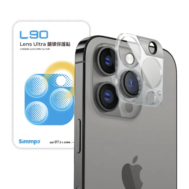 【Simmpo】L-90 Lens Ultra 鏡頭保護貼(16 Pro/Pro Max)