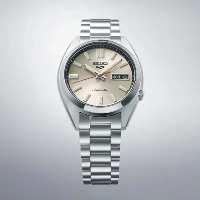【SEIKO 精工】SNXS系列 復古中性機械腕錶-37.4mm/香檳色(SRPK91K1/4R36-15M0N)