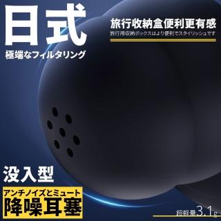 【Parkour X 跑酷】日式極濾波沉浸式自習睡眠防噪靜音降噪耳塞(旅行耳塞 靜音耳塞)