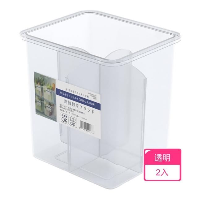 【茉家】可調節食品級PP冰箱側門收納盒(2入)