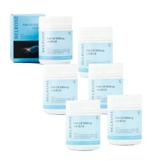【澳洲奧倍美 Belrose 即期品】南極磷蝦油+魚油膠囊 -2025年11月到期(6入組 60顆/瓶)