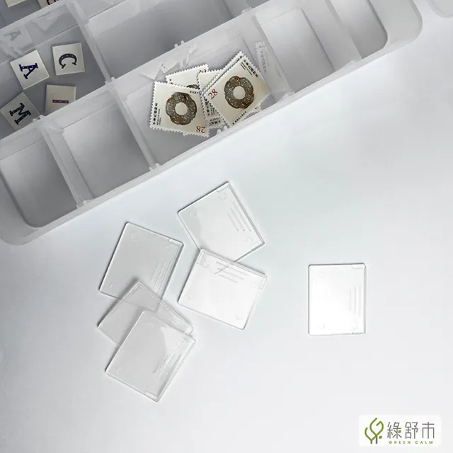 【Greencalm 綠舒市】樹德 手提多格風格小集盒 收納盒 手提盒 分類盒 飾品盒 SO-3122(自由間隔/手提/透明)