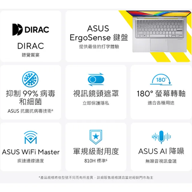 【ASUS】1TB外接SSD組★15.6吋i5效能筆電(VivoBook X1504ZA/i5-1235U/8G/512G/W11)