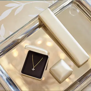 【AndyBella】METALLIC 金屬皮革系列珠寶盒 戒指盒(戒指盒;戒指;珠寶盒)
