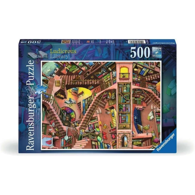 Ravensburger 維寶拼圖 趣味圖書館 500片