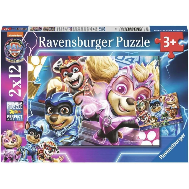 Ravensburger 維寶拼圖-汪汪隊 電影版 2*12片