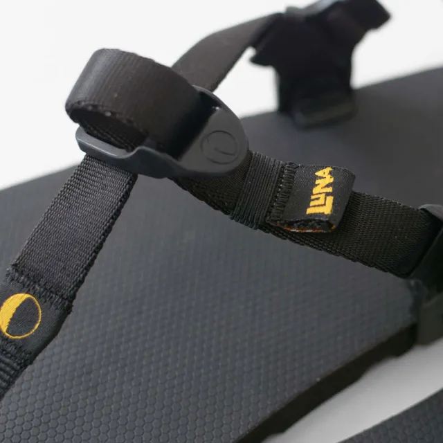 【Luna Sandals】MONO 舒適機能涼鞋 標準款 經典黑(戶外/休閒/國旅/日常/越野/夾腳拖/拖鞋)