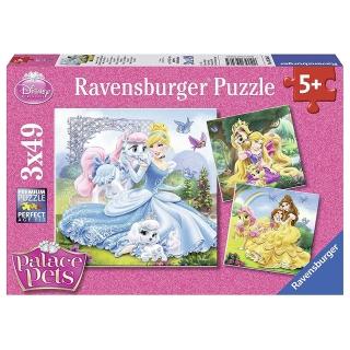 【Ravensburger】維寶拼圖 迪士尼公主三入組 3*49片