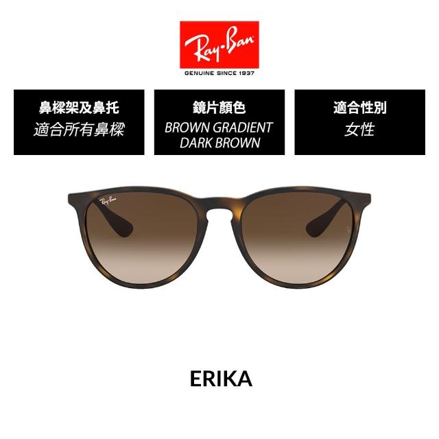 【RayBan 雷朋】圓形膠框漸層太陽眼鏡(RB4171F 官方品牌館)