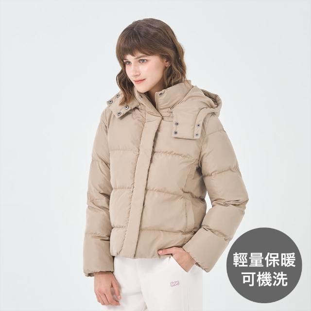 【GIORDANO 佐丹奴】女裝手拍棉連帽外套 E-care輕暖系列(93 卡其色)