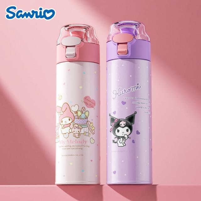 【SANRIO 三麗鷗】三麗鷗系列316不鏽鋼直飲保溫杯480ml(大耳狗/酷洛米/美樂蒂)