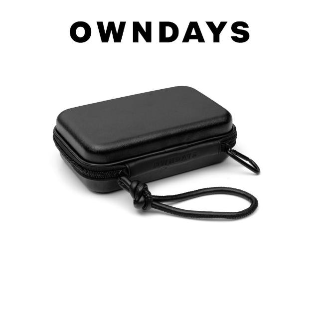 【OWNDAYS】BLACK COLLECTION全新經典黑多功能眼鏡收納盒(OB-CASE002-4A)