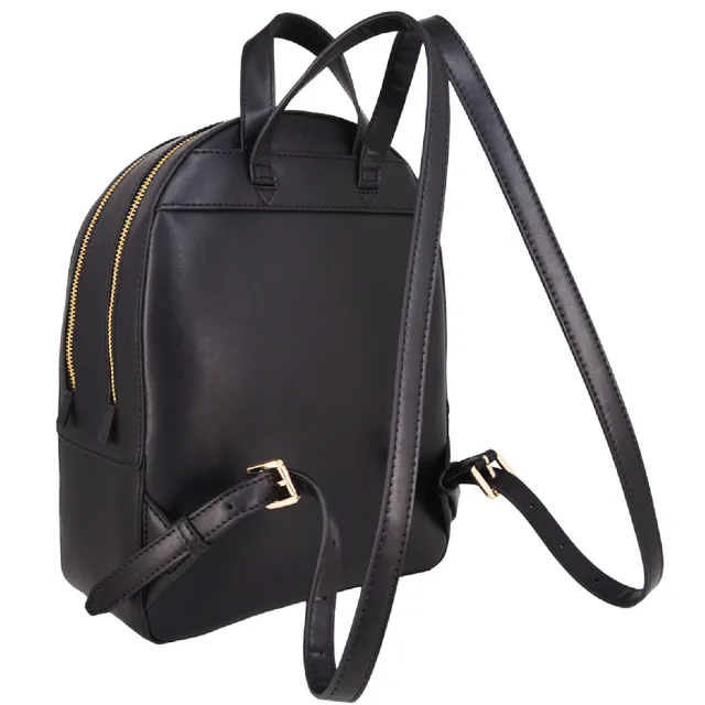 【Michael Kors】JAYCEE系列 防刮皮革 立體金LOGO 雙層 後背包(多色任選/中款)