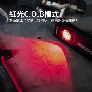 【NEBO】Slim+超薄口袋工作燈 USB-C充電 1200流明 IPX7(NEB-WLT-1007-G)