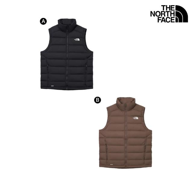 【The North Face】換季必備-男款舒適保暖立領羽絨背心(多款任選)