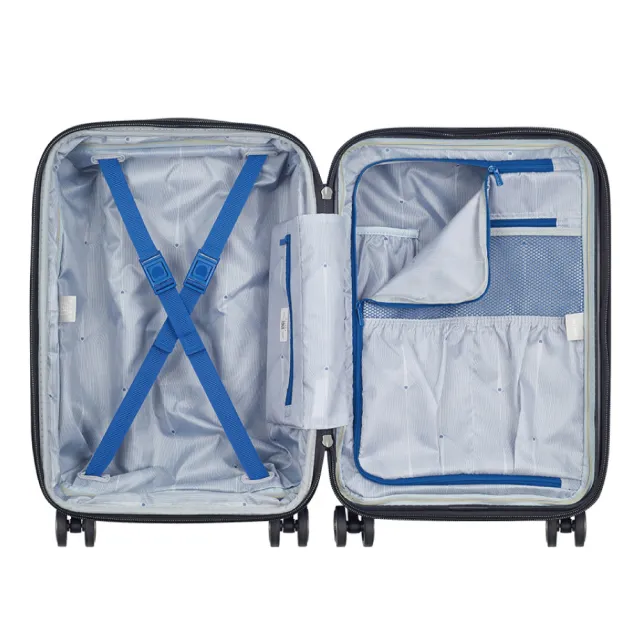 【DELSEY 法國大使】SHADOW 5.0-19吋旅行箱-藍色 00287880102(★五年保修+ZST專利雙層防盜拉鍊設計★)