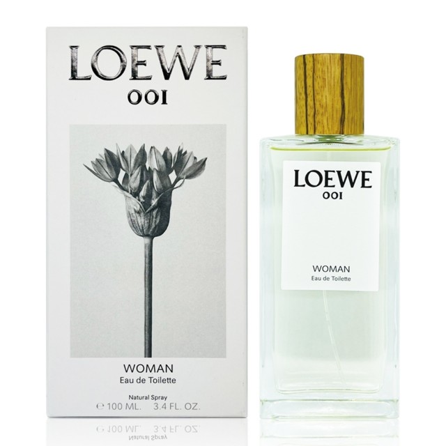 【LOEWE 羅威】001 WOMAN 事後清晨女性淡香水 100ml(平行輸入)