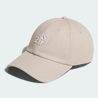 【adidas 愛迪達】MH DAD CAP 棒球帽 遮陽帽 運動 休閒 刺繡 愛迪達 淺棕(JF1200)