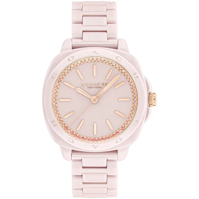 【COACH】Kitt 晶鑽陶瓷女錶 34mm 手錶 618年中慶 推薦(CO14504402)