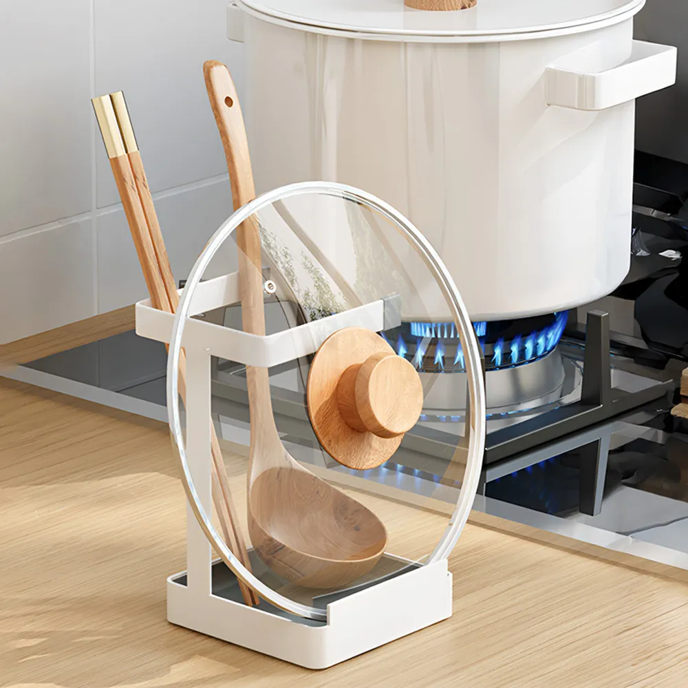 【上手家居】廚房立式鍋蓋架(廚房收納/鍋蓋收納架/廚房鍋蓋架/鍋鏟架/湯匙架/湯勺架/鍋蓋置物架)