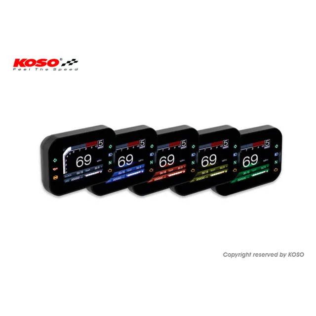 【KOSO】RX3S TFT 碼表(泛用、多功能碼表)