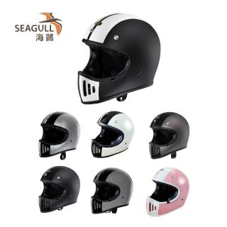【SEAGULL 海鷗】TW-863條紋山車帽(全罩安全帽/多色挑選)